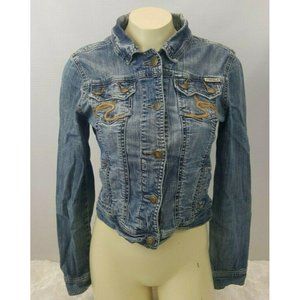 Hydraulic Denim Jean Jacket Woman Size Small